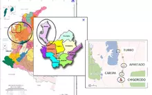 Mapa Ubicación del Municipio de Apartadó en Colombia 