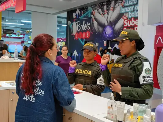 Nuestra Policía Nacional de los Colombianos conmemoró el Día de la Mujer